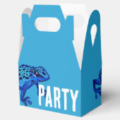 Blue Poison Dart Frog Gift Box Bedankdoosjes (Geopend)