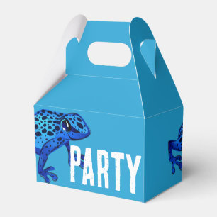 Blue Poison Dart Frog Gift Box Bedankdoosjes