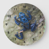 Blue Poison Dart Frog Grote Klok (Voorkant)