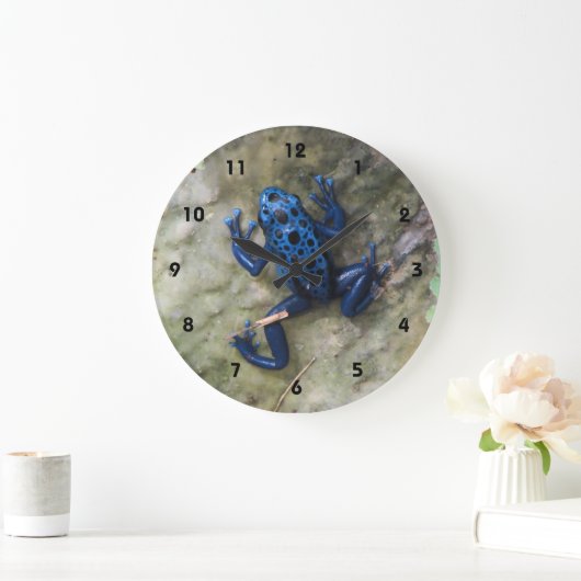 Blue Poison Dart Frog Grote Klok (Huis)