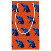 Blue Poison Dart Frog Klein Cadeauzakje (Achterkant)