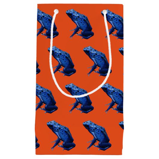 Blue Poison Dart Frog Klein Cadeauzakje (Voorkant)