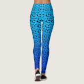 Blue Poison Dart Frog Leggings (Achterkant)