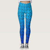 Blue Poison Dart Frog Leggings (Voorkant)