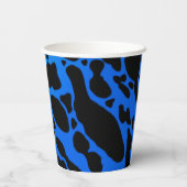 Blue Poison Dart Frog Papieren Bekers (Achterkant)