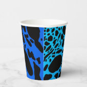 Blue Poison Dart Frog Papieren Bekers (Rechts)