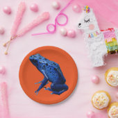 Blue Poison Dart Frog Papieren Bordje (Feest)
