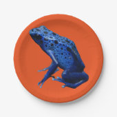 Blue Poison Dart Frog Papieren Bordje (Voorkant)