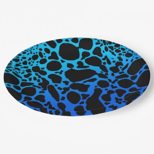 Blue Poison Dart Frog Papieren Bordje (Gekanteld)