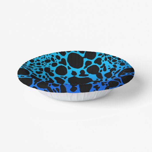 Blue Poison Dart Frog Papieren Kommen (Gebogen)