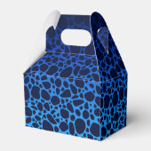 Blue Poison Dart Frog Pattern Gift Box Bedankdoosjes (Achterkant)