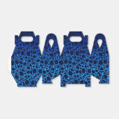 Blue Poison Dart Frog Pattern Gift Box Bedankdoosjes (Uitgevouwen)