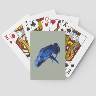 Blue Poison Dart Frog Pokerkaarten