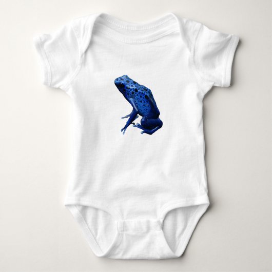 Blue Poison Dart Frog Romper (Voorkant)
