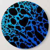 Blue Poison Dart Frog Ronde Button 6,0 Cm (Voorkant)