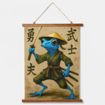 Blue Poison Dart Frog Samurai - Japanse inkt