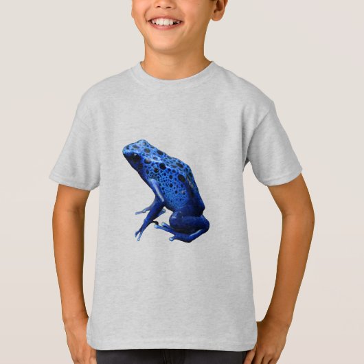 Blue Poison Dart Frog T-shirt (Voorkant)