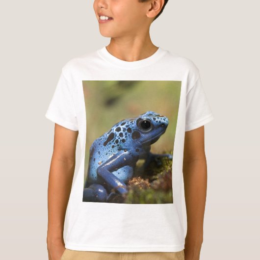 Blue Poison Dart Frog T-shirt (Voorkant)