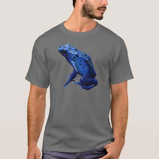 Blue Poison Dart Frog T-shirt (Voorkant)