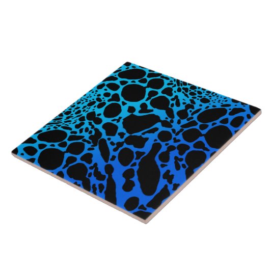 Blue Poison Dart Frog Tegeltje (Zijkant)