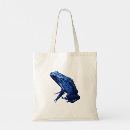 Blue Poison Dart Frog Tote Bag (Achterkant)