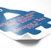 Blue Polar Beer Funny Chemistry Joke Foto Afdruk (Hoek)