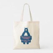 Blue Polar Beer Funny Chemistry Joke Tote Bag (Achterkant)