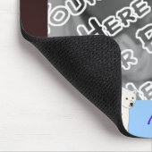 Blue Polar Beren Mousepad Muismat (Hoek)