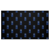 Blue Police Box Fabric British Science Fiction Stof (Fat Quarter)