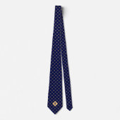 Blue Police Handcuffs Stropdas (Voorkant)