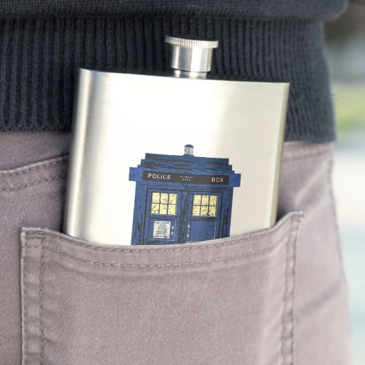 Blue Police Public Call Box - UK Time Travel 1 Flacon (Voorbeeld)