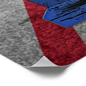 Blue Police Public Call Box - UK Time Travel 1 Poster (Hoek)