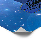 Blue Police Public Call Box - UK Time Travel 1 Poster (Hoek)