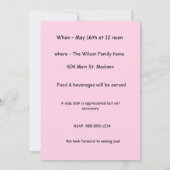 Blue Polka Dot Dachshund Kaart (Achterkant)