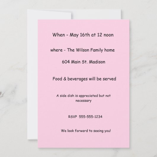 Blue Polka Dot Dachshund Kaart (Achterkant)