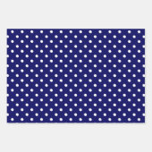 Blue Polka Dot Inpakpapier Vel (Voorkant 2)