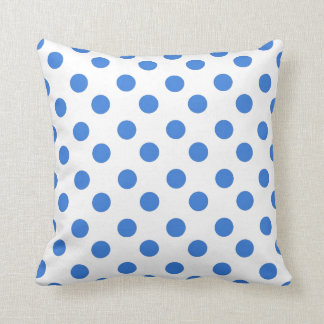 Blue Polka Dot Kussen