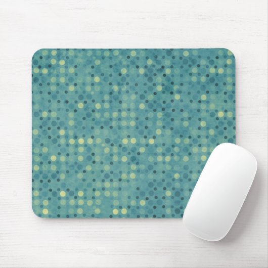 Blue Polka Dot Mousepad Muismat (Met muis)