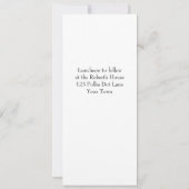 Blue Polka Dot Religieuze Fotokaart Kaart (Achterkant)