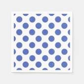 Blue Polka Dot Servet (Voorkant)