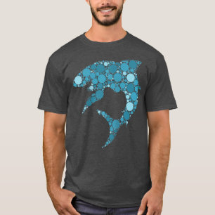 Blue Polka Dot Shark International Dot Day T-shirt