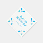 Blue Polka-dot Special Event Servet (Hoek)