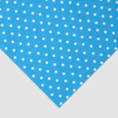 Blue Polka Dot Tissuepapier (Detail)