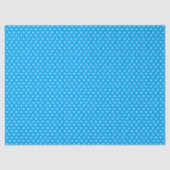 Blue Polka Dot Tissuepapier (Voorkant)