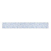 Blue Polka Dots 3' Wide Grosgrain Ribbon Lint (Voorkant)