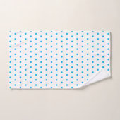 Blue Polka Dots Bad Handdoek (Handdoek)