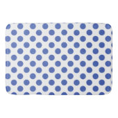 Blue Polka Dots Badmat (Voorkant)