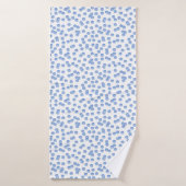 Blue Polka Dots Bath Towel Badhanddoek (Badhanddoek)