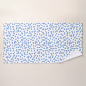 Blue Polka Dots Bath Towel Badhanddoek (Badhanddoek)