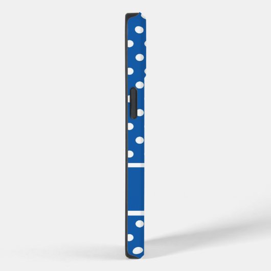 Blue Polka Dots Case-Mate iPhone Case (Achterkant / Rechts)